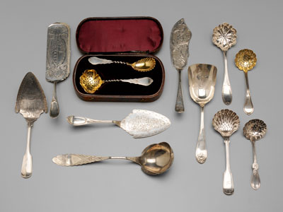 Coin Silver Serving Pieces