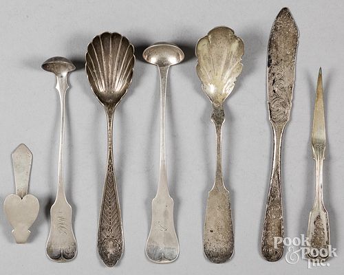 COIN SILVER SERVING PIECESCoin