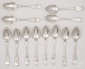 COIN SILVER SERVING SPOONSCoin