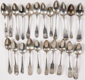 COIN SILVER SERVING SPOONSCoin
