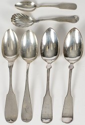 Coin Silver Spoons American an