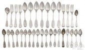 COIN SILVER SPOONS AND FORKSCo