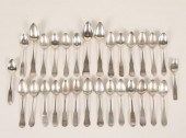 Coin silver spoons, various ma
