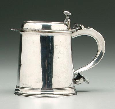 Coin silver tankard, Adrian