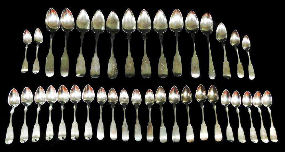 COIN SILVER: THIRTY-EIGHT PIECES BY