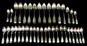 COIN SILVER: THIRTY-EIGHT PIEC