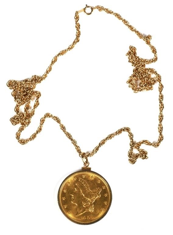 COIN: US 20 DOLLAR GOLD LIBERTY