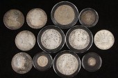 COINS - (12) Mexican silver co
