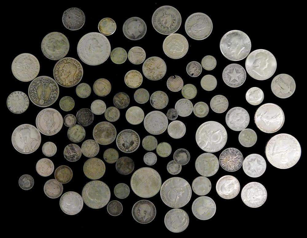 COINS: 14 OUNCES OF SILVER WORLD