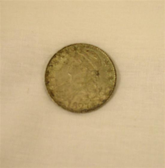 COINS: 1827 Bust Half Dollar.