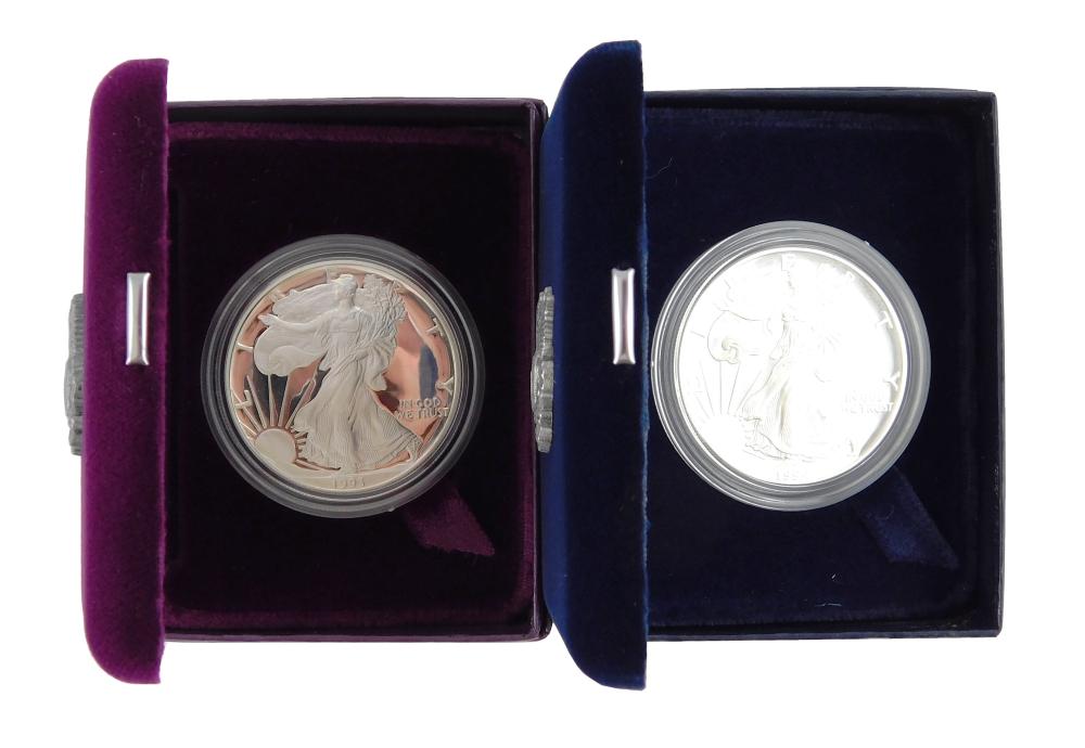 COINS: 1993 AND 1994 US SILVER