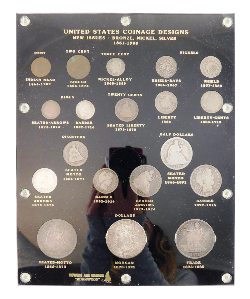 COINS: 19TH CENTURY TYPE SET,
