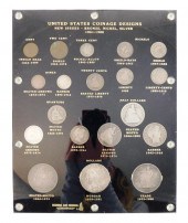 COINS: 19TH CENTURY TYPE SET,