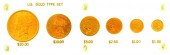 COINS: 6 COIN US GOLD TYPE SET