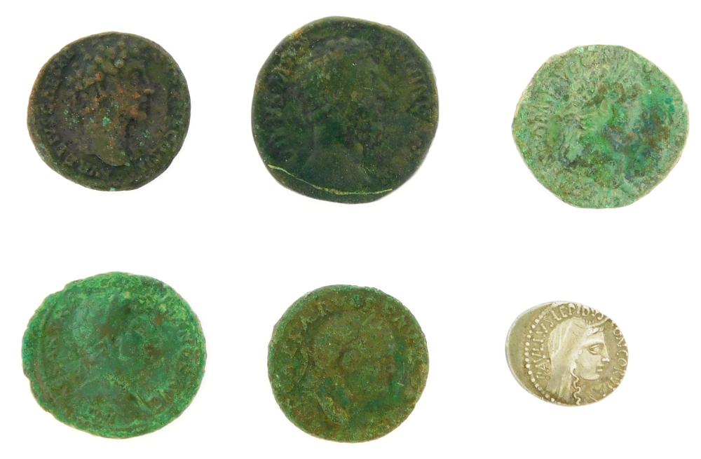 COINS: ANCIENT ROME SEXTET. AE AS