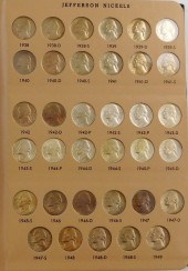 COINS: COMPLETE SET OF JEFFERS