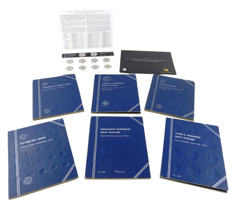 COINS: EIGHT ALBUMS FROM U.S. MINT,