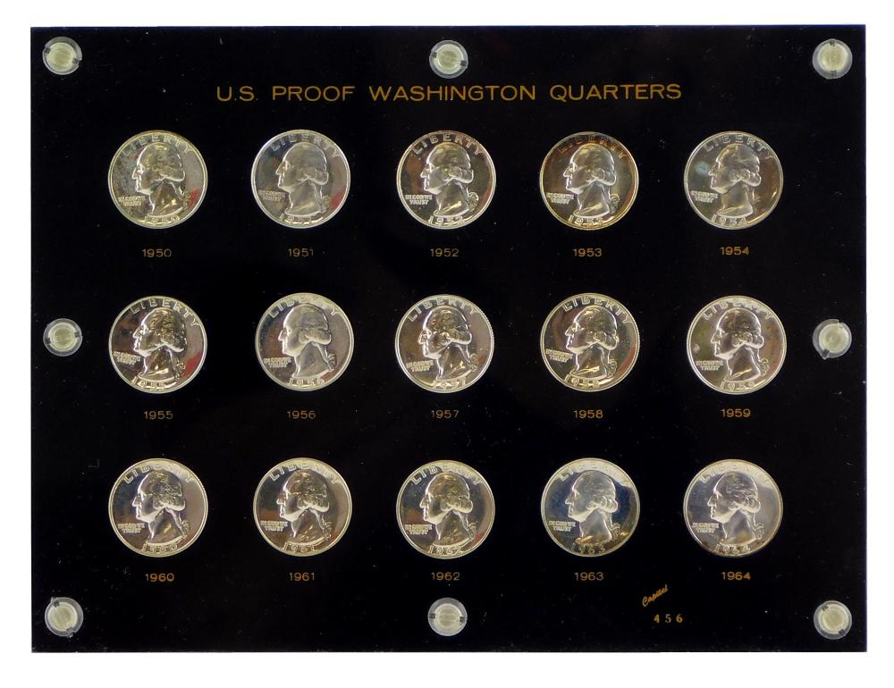 COINS: FIFTEEN COIN PROOF