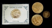 †COINS: FOUR COINS INCLUDING: