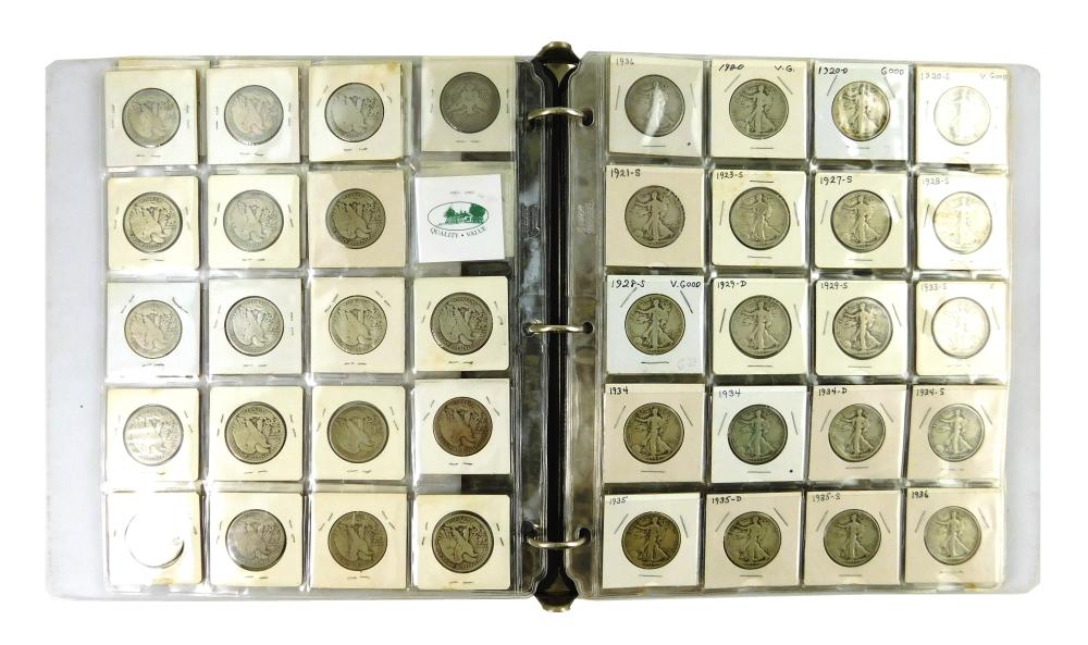 COINS: HALF DOLLAR BINDER LOT,