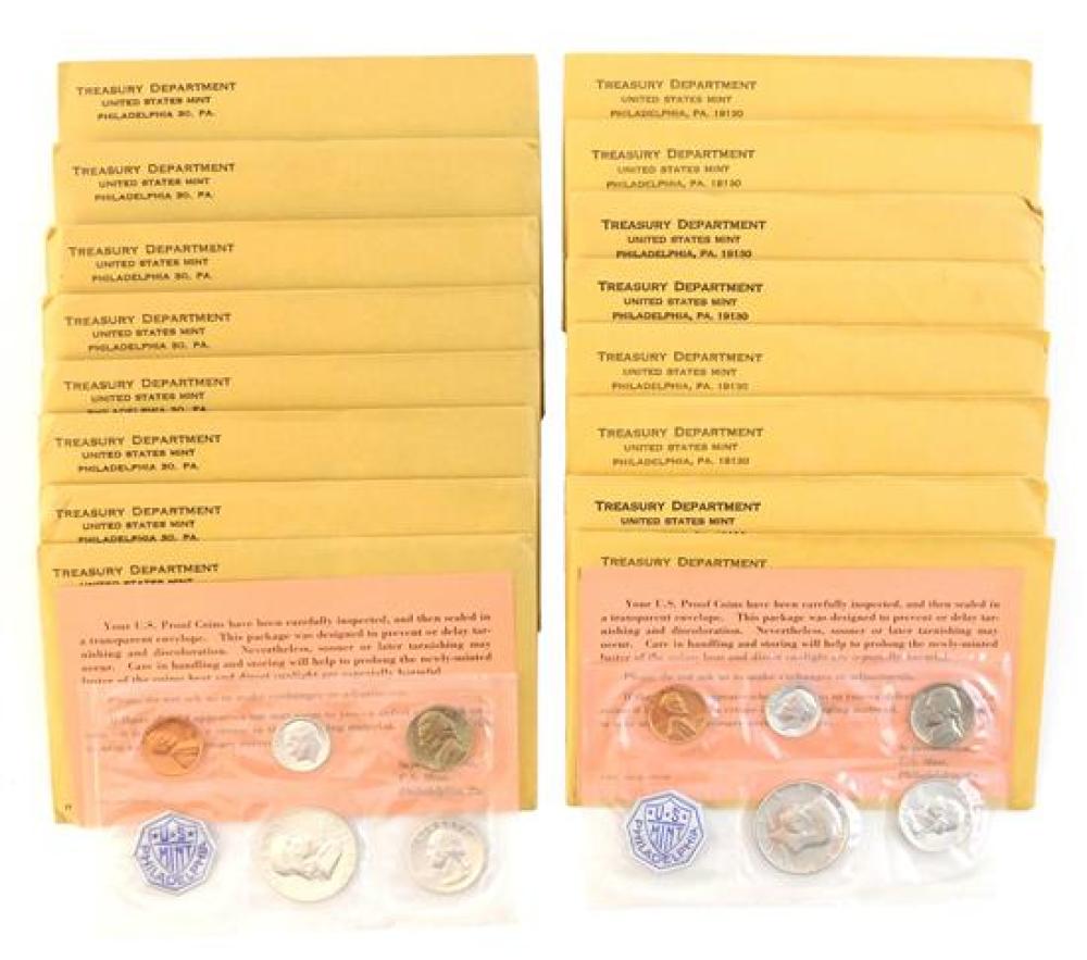 †COINS: LOT OF 1960'S PROOF SETS,