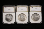 COINS - Lot of (3) PCI graded