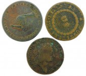 COINS: LOT OF 3 US COLONIAL CO