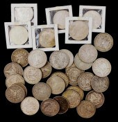 COINS: LOT OF 34 MORGAN $1 - C