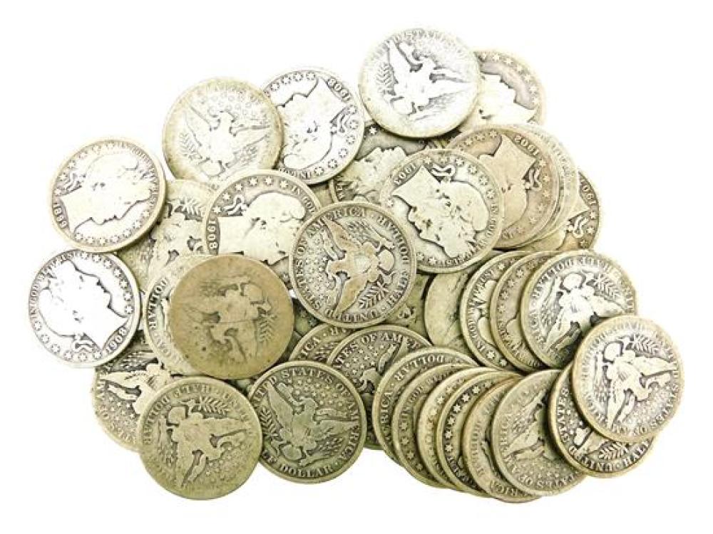 COINS: LOT OF 40 MIXED DATE