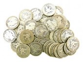COINS: LOT OF 40 MIXED DATE BA