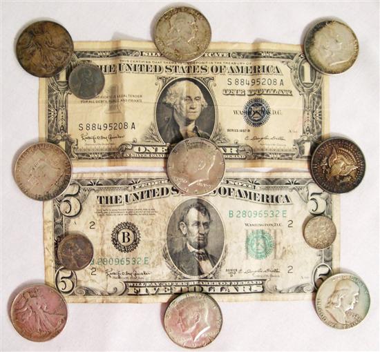 COINS: Lot of $4.10 in face value