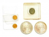 COINS: LOT OF 5 COINS. INCLUDE