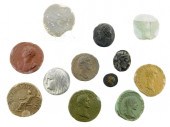 COINS: LOT OF 8 PLASTER CASTS