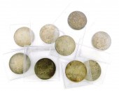COINS: LOT OF 9 COMMON DATE PE