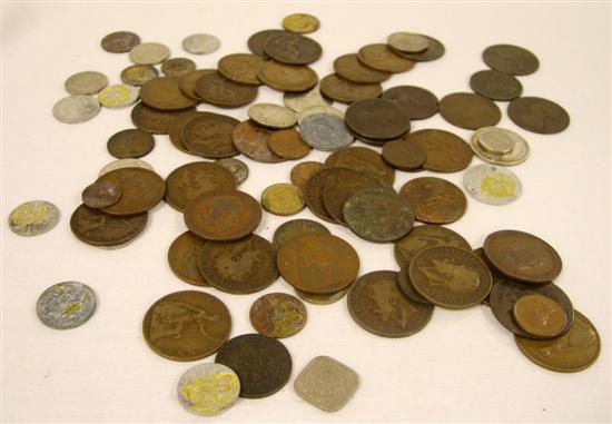 COINS: Lot of approx. 100 foreign
