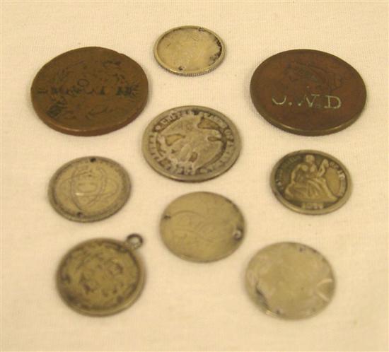 COINS: Lot of better US exonumia.