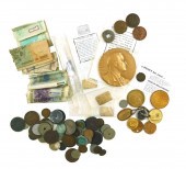 COINS: LOT OF EXONUMIA AND WOR