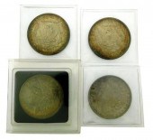 COINS: LOT OF FOUR MORGAN DOLL