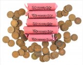 †COINS: LOT OF INDIAN HEAD CEN