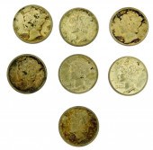 COINS: LOT OF SEVEN HIGH GRADE