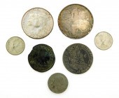 COINS: LOT OF SEVEN WORLD COIN