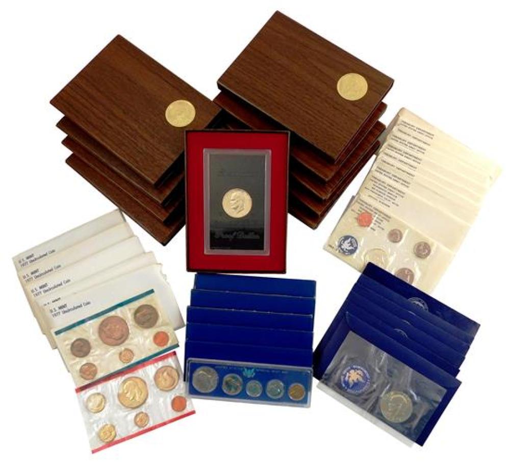 †COINS: LOT OF SILVER EISENHOWER