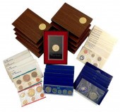 †COINS: LOT OF SILVER EISENHOW