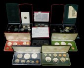 COINS: LOT OF TEN SETS INCLUDI