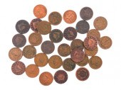 COINS: LOT OF THIRTY-THREE LAR