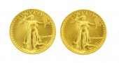†COINS: LOT OF TWO 1987 $5 US