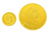 COINS: LOT OF TWO AUSTRIAN GOL