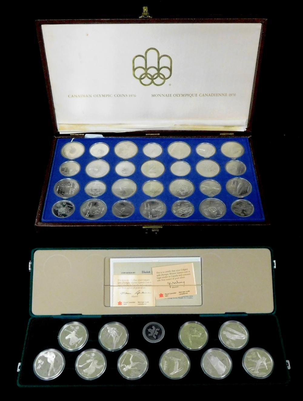 COINS: LOT OF TWO OLYMPIC COIN