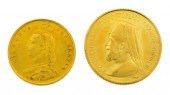 COINS: LOT OF TWO WORLD GOLD C
