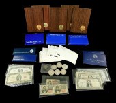 COINS: LOT OF US MONEY, PAPER